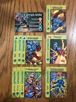 Captain Atom Character and Specials Complete Card Set - DC OverPower 1997 - Image 1