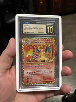 2021 Pokemon Japanese Promo Card 25th Anniversary Charizard-Holo CGC Pristine 10 - Image 1
