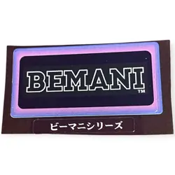 Sony PlayStation 1 Ps1 Bemani Music Group Official Memory Card Sticker - Image 1