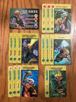 Aquaman Character and Specials Complete Card Set - DC OverPower 1997 - Image 1