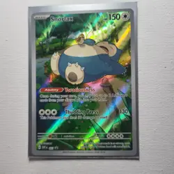 Pokemon TCG Snorlax Promo Holo Card 151 Scarlet and Violet 051 - Image 1