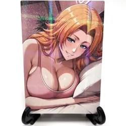 Bleach Rangiku Matsumoto Sexy Hot Anime Waifu Girl Lewd Goddess Story Art Card - Image 2