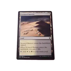MTG Magic The Gathering Scoured Barrens Land Card Khans Of Tarkir (KTK) 242/269 - Image 1