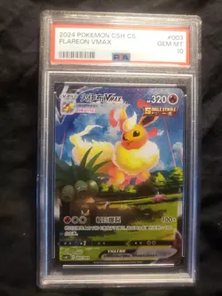 [PSA 10]Pokemon TCG S-Chinese Card Flareon Vmax CSHC-003 Alt Art Holo New Sealed - Image 2