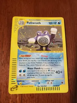 Poliwrath 24/165 Pokemon Expedition Reverse Holo Card LP/MP - Image 1