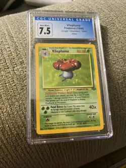 Pokemon TCG Vileplume Jungle Holo Card 15/64 1st Edition Rare, Mint Condition - Image 1