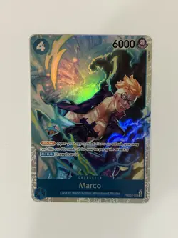 One Piece: Marco SR Foil PRB02-008 - NM PRB-02 Premium Booster Vol. 2 Card - Image 1