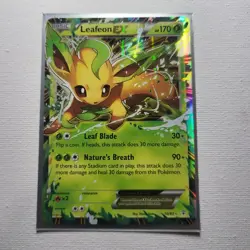 Pokemon Leafeon EX Holo Ultra Rare Card 10/83 XY Generations TCG - Image 1