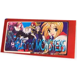 Sony PlayStation 1 PS1 Master Of Monsters Official Memory Card Sticker - Image 1