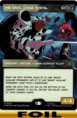 1x - The Spot, Living Portal - FOIL BORDERLESS #231 - Marvel's Spider-Man MTG - Image 1