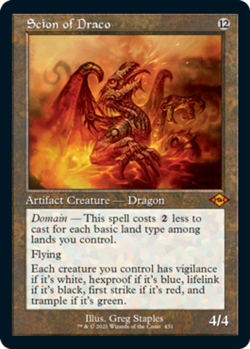 1 x Scion of Draco - Retro Frame - Modern Horizons 2 - NM-Mint - MTG - Image 1