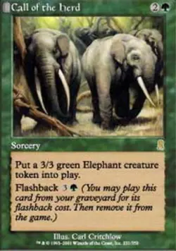 1 x Call of the Herd - Odyssey - NM-Mint - MTG - Image 1