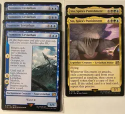 MTG FINAL FANTASY -Summon: Leviathan, Sin, Spira's Punishment Combo Control Deck - Image 1