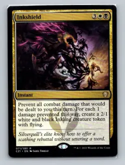 1x Inkshield (071) Commander 2021 C21 MTG Magic NM - Image 1