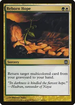 Reborn Hope 1x MtG Alara Reborn SP/NM - Image 1