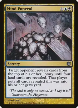 Mind Funeral 1x MtG Alara Reborn SP/NM - Image 1