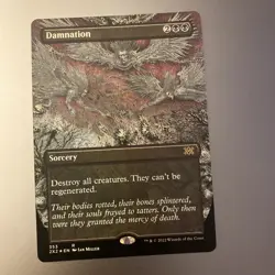 DAMNATION (Borderless) NM MTG Magic the Gathering - Image 1