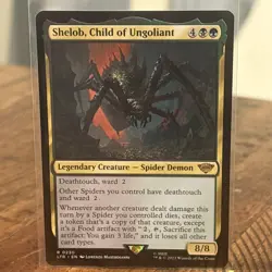 Shelob, Child of Ungoliant LTR 230 Rare LOTR Tales of Middle Earth Spider NM MTG - Image 1