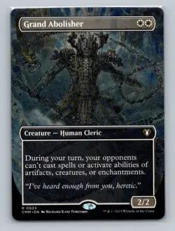 1x Grand Abolisher Borderless (0625) Commander Mastters CMM MTG Magic NM - Image 1