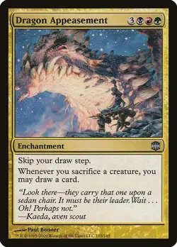 Dragon Appeasement 1x MtG Alara Reborn SP/NM - Image 1