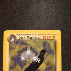 Dark Magneton 28/82 1st Edition Team Rocket Pokemon LP - Excellent condition! - Image 2