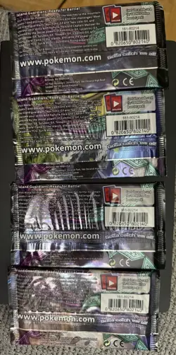 4 Pokemon TCG Sun And Moon Guardians Rising Booster Packs - Image 2