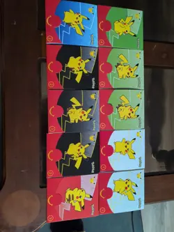10x Lot of Pokemon 25th Anniversary 2021 McDonalds Promo Packs Sealed New - Image 1