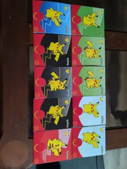 10x Lot of Pokemon 25th Anniversary 2021 McDonalds Promo Packs Sealed New - Image 2