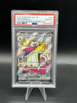 Pokemon 2024 Paldean Fates Prem Coll SKELEDIRGE EX #081 PSA 10 - Image 1