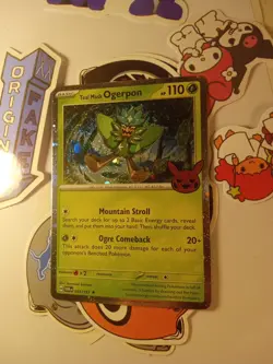 Teal Mask Ogerpon 024/167 Holo Pokemon Trick or Trade 2024 NM - Image 2