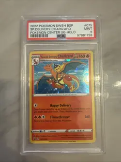 2022 Special Delivery Charizard SWSH075 English Pokemon Center Promo PSA 9 MINT - Image 1