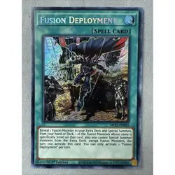 Fusion Deployment MP21-EN081 Prismatic Secret Rare 1st Edition Yugioh! TCG - Image 1