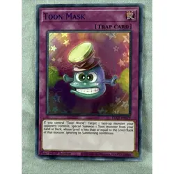 Yugioh Toon Mask DLCS-EN079 Ultra Rare 1st Ed BLUE NM - Image 1