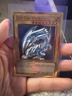 Blue-Eyes White Dragon | MAGO-EN001 | Premium Gold Rare | LP | 1st Ed | YuGiOh! - Image 3