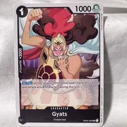 Gyats OP04-080 UC English ONE PIECE Kingdom of Intrigue Card Game TCG CCG - Image 1