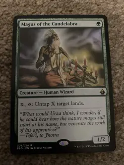 Magus of the Candelabra Battlebond NM Green Rare MAGIC GATHERING CARD - Image 1