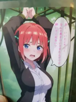 CUTE REDHEAD WAIFU ANIME CARD - Image 2