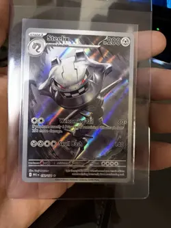 Pokemon Mega Evolution Steelix 150/132 Full Art Illustration Rare Card, NM - Image 2