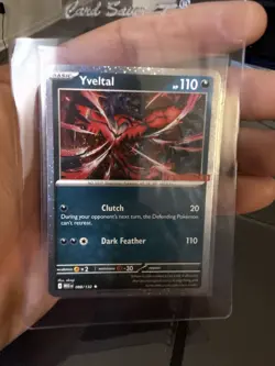 Yveltal GameStop Exclusive Promo Pokemon Card Amazing Rare - Image 1