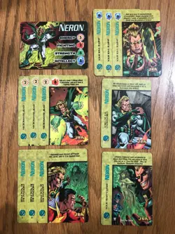 Neron Character and Specials Complete Card Set - DC OverPower 1997 - Image 1