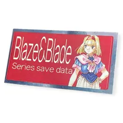 Sony PlayStation 1 PS1 Blaze & Blade Busters Official T&E Memory Card Sticker - Image 1
