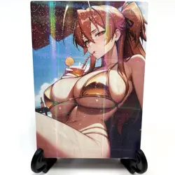 Highschool Of The Dead Rei Miyamoto Sexy Anime Waifu Girl Goddess Story Art Card - Image 1