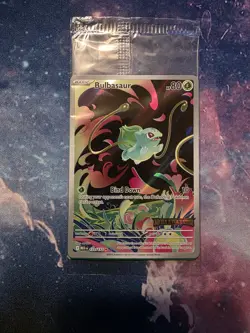 Pokemon TCG Mega Evolutions Stamped Promo Card - Bulbasaur 133/132 - NM - SEALED - Image 1