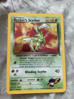 Rockets Scyther Holo Card 13/132 Pokemon Gym Heroes Unlimited - Image 1