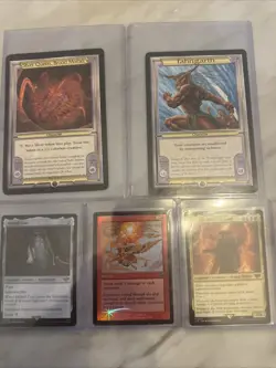 Lot of 5 Magic the Gathering Cards Various Sets Oversized Promo Cards, Rares MTG - Image 1