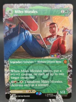 Miles Morales Mythic 0211 Borderless Spider-Man MTG Magic The Gathering 211 - Image 1