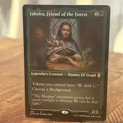 1 x Jaheira, Friend of the Forest - Foil Etched - Commander Legends CLB 518 MTG - Image 1