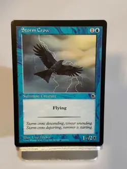 MTG Storm Crow Portal Regular Common Magic - Image 1