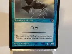 MTG Storm Crow Portal Regular Common Magic - Image 3