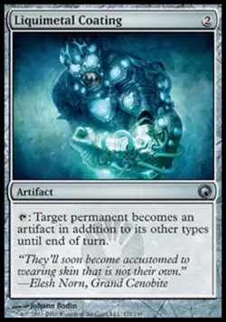 Liquimetal Coating - Light Play MTG Scars of Mirrodin - Image 1